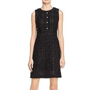 Kate Spade Black Textured and Sparkly Mini Dress, size 6